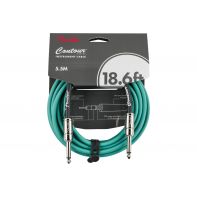 Кабель инструментальный Fender Cable Contour Series Instrument Cable 18.6' Sherwood Green